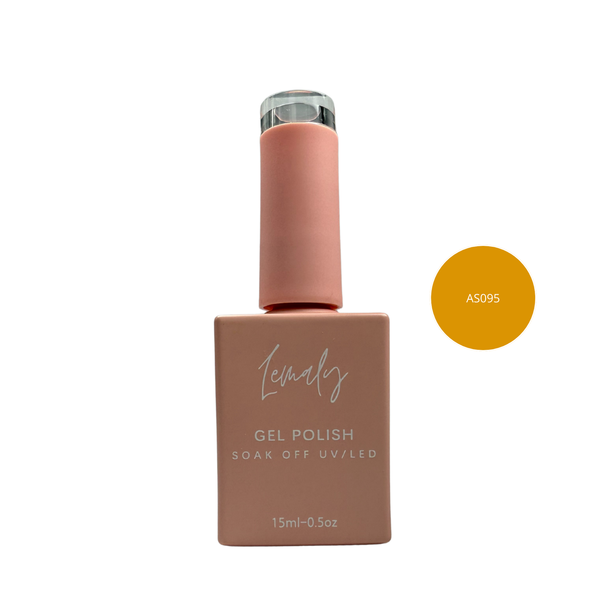 Vernis Gel SOAK OFF 15ml by LEMALY, Haute Performance Shellac, intense shine, professional quality, easy application, brown shade