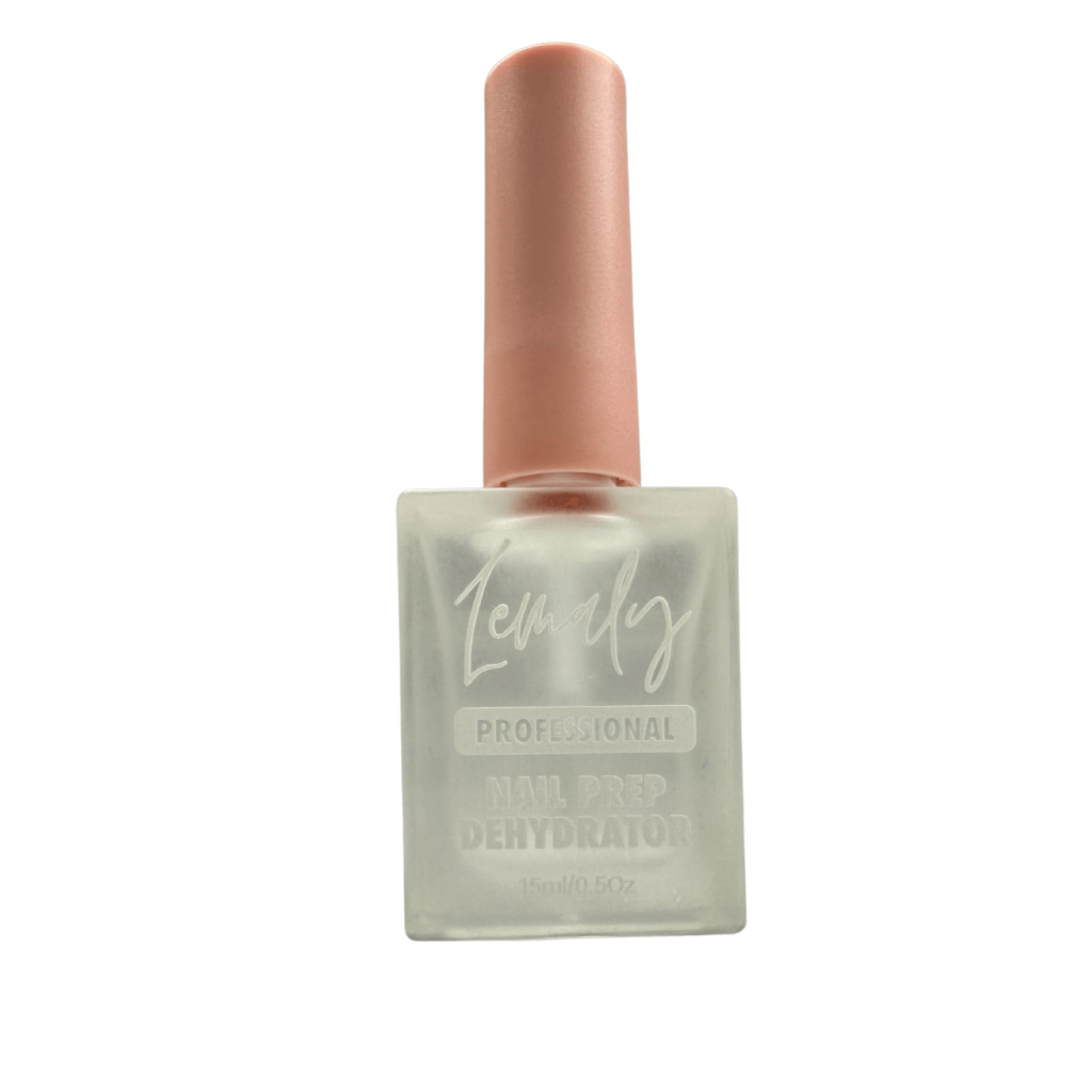 Bottle of Lemaly Professional Nail Prep & Primer 15ml for enhancing gel and semi-permanent polish adhesion.