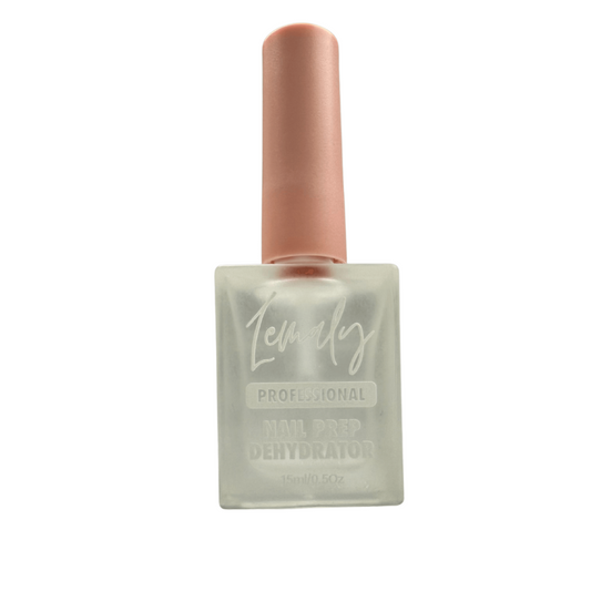 Bottle of Lemaly Professional Nail Prep & Primer 15ml for enhancing gel and semi-permanent polish adhesion.